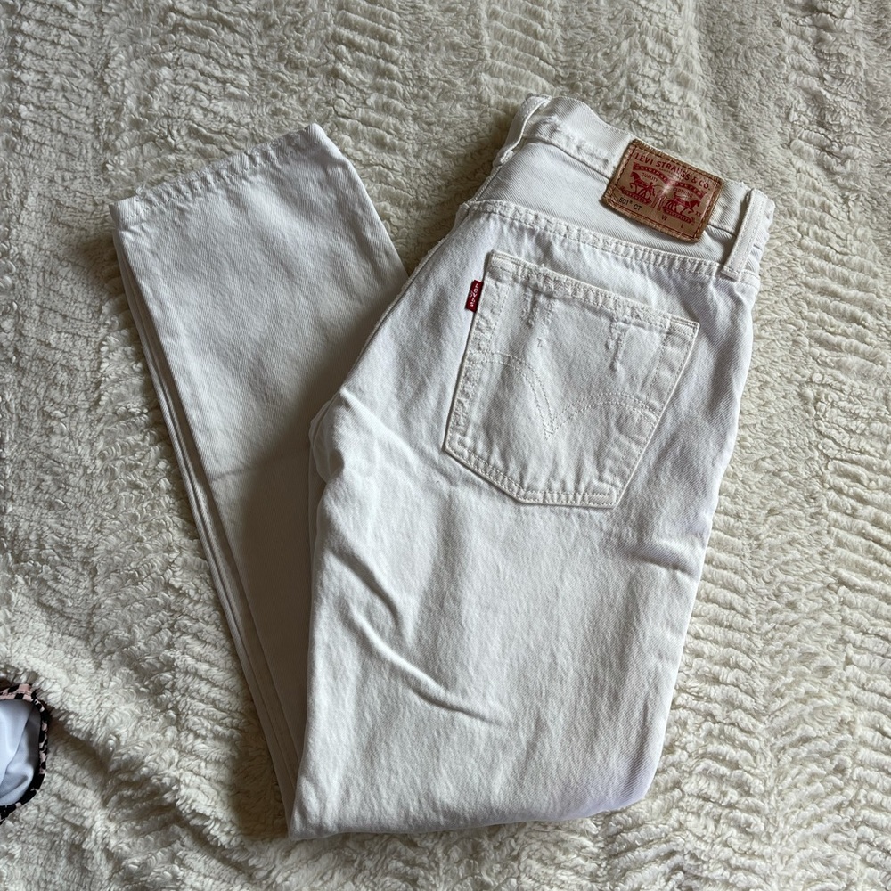 Levi’s 501 Mid Rise Distressed Jeans